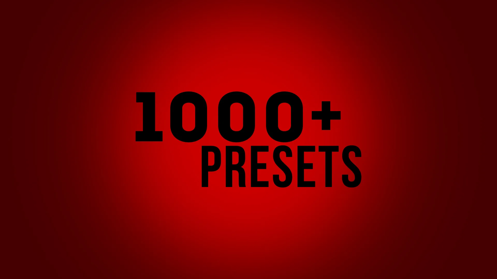 1000+ PRESETS for AE \\ 20 Plugins \\ Editing Pack